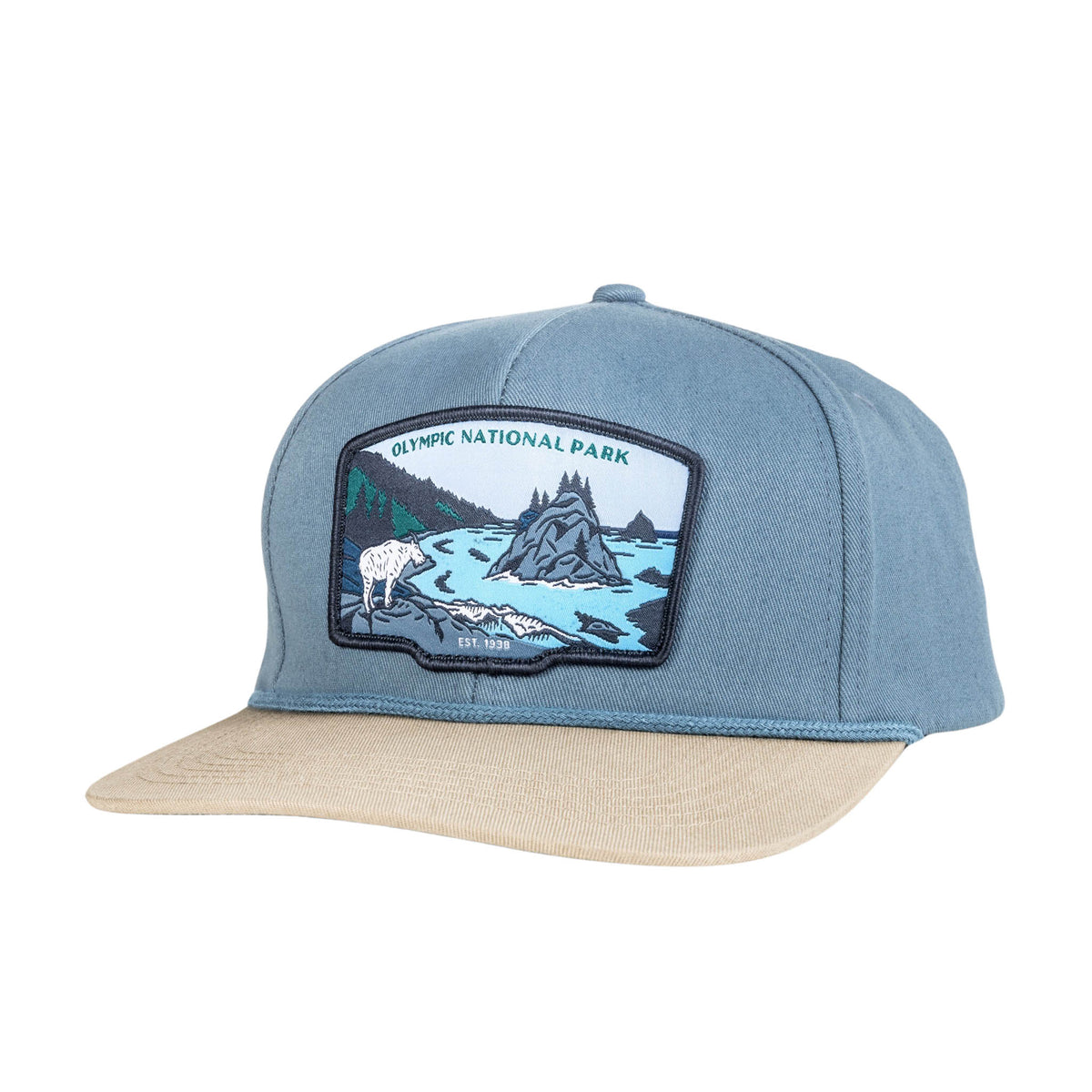 Olympic National Park Hat - Blue Stone/Stone