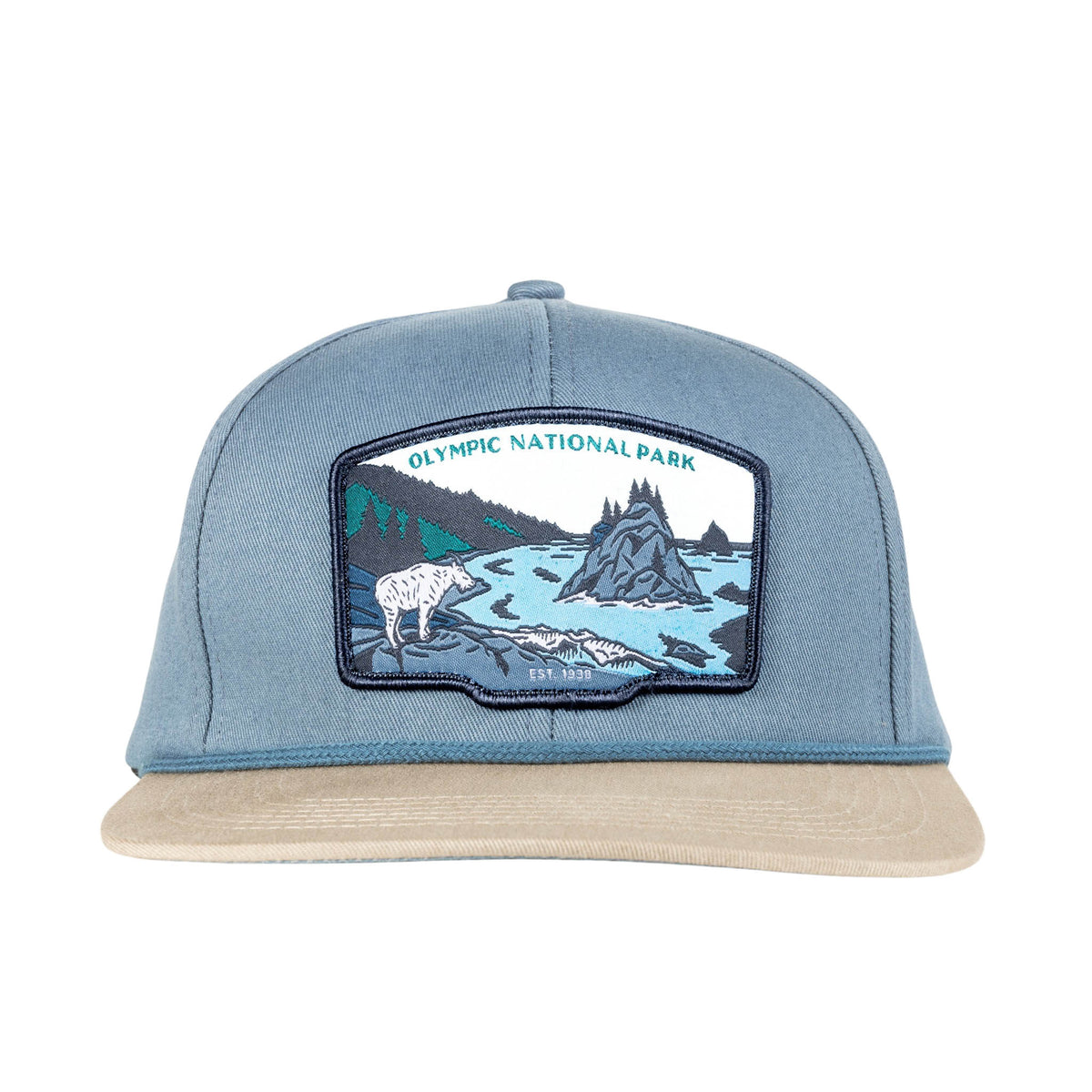 Olympic National Park Hat - Blue Stone/Stone