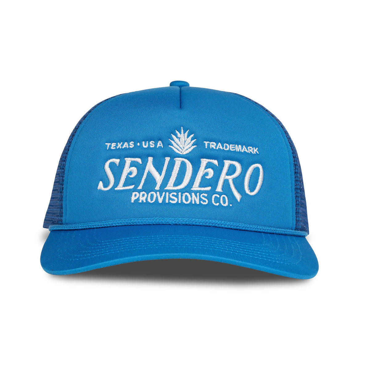 Logo Trucker Hat - Blue/White