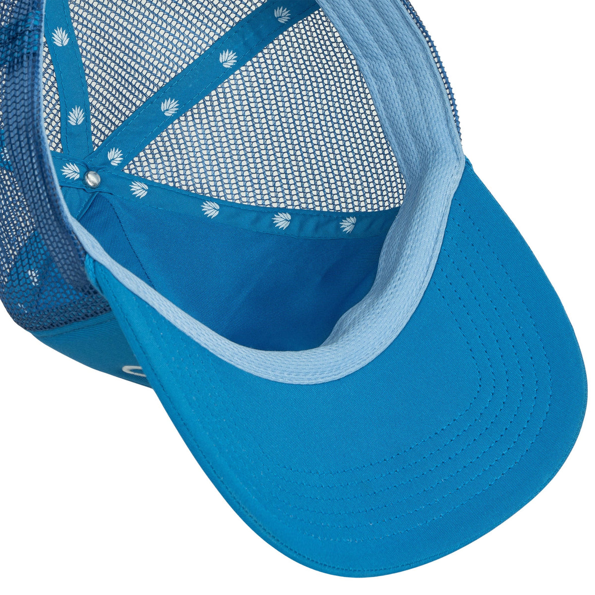 Logo Trucker Hat - Blue/White