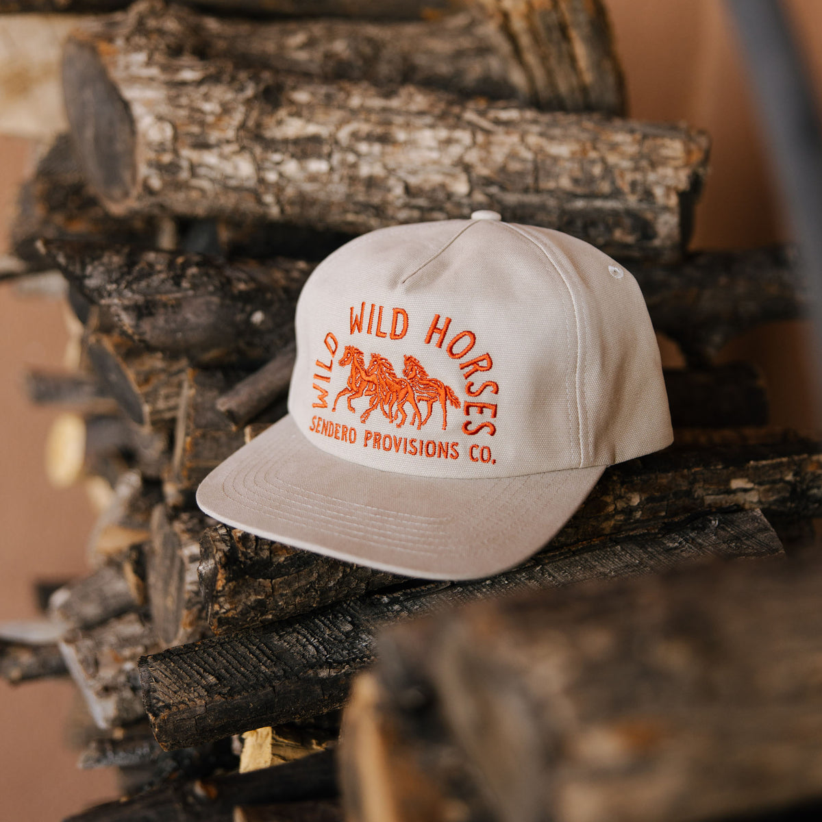 Wild Wild Horses Hat - Cream