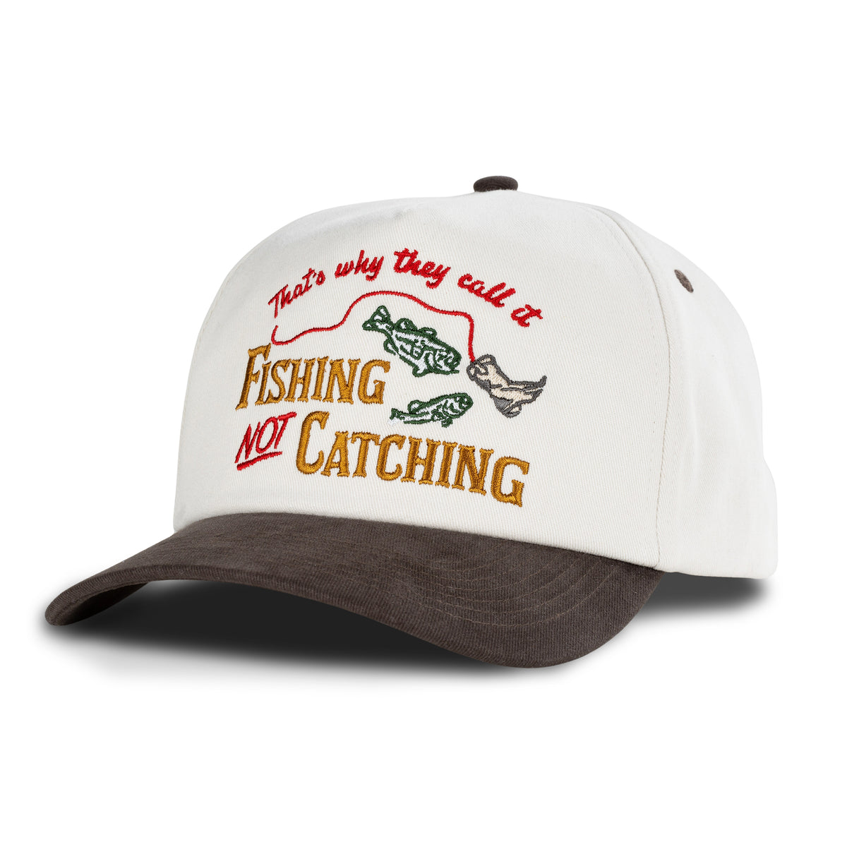Not Catching Hat - Cream/Brown