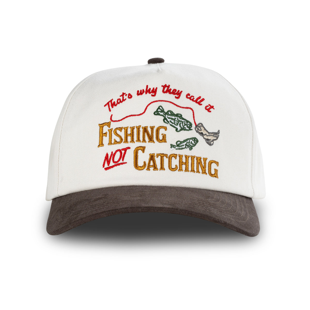 Not Catching Hat - Cream/Brown