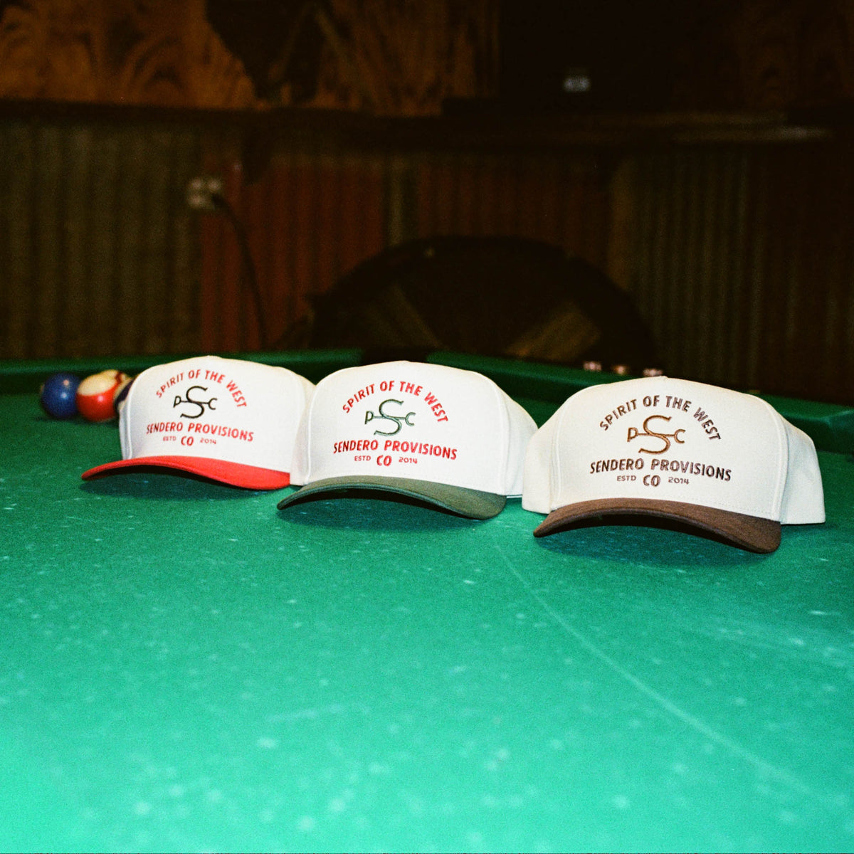 S Bar Pc Hat - Cream/Red