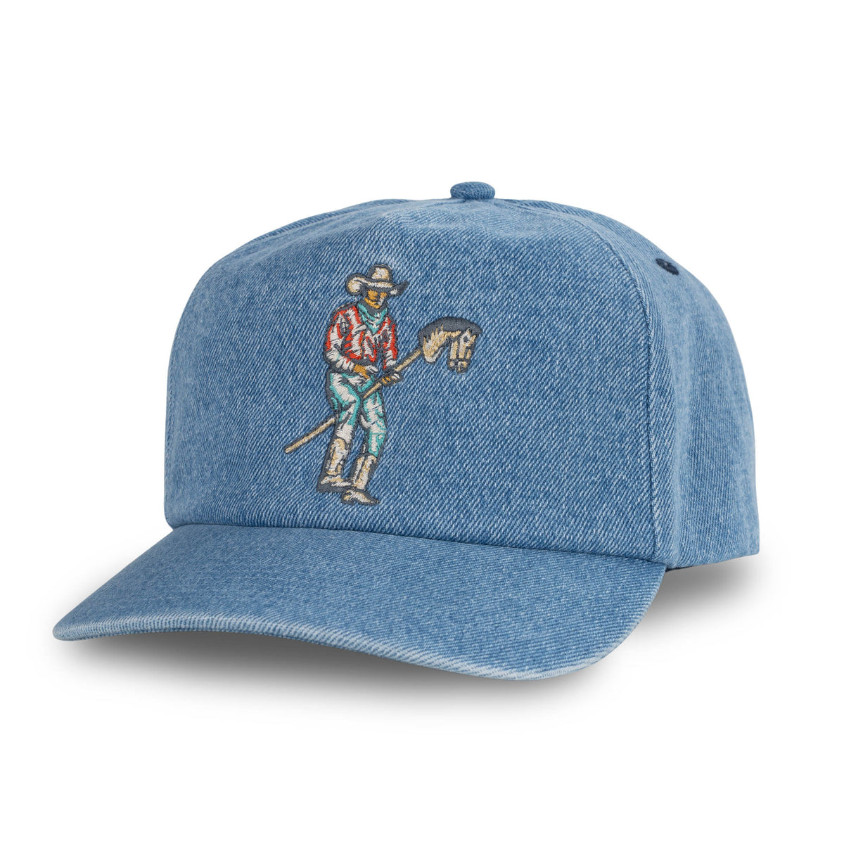Stick Horse Hat - Washed Denim