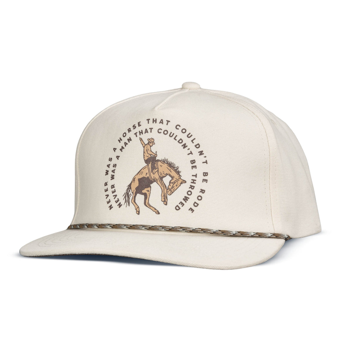 Never Was a Horse Hat - White
