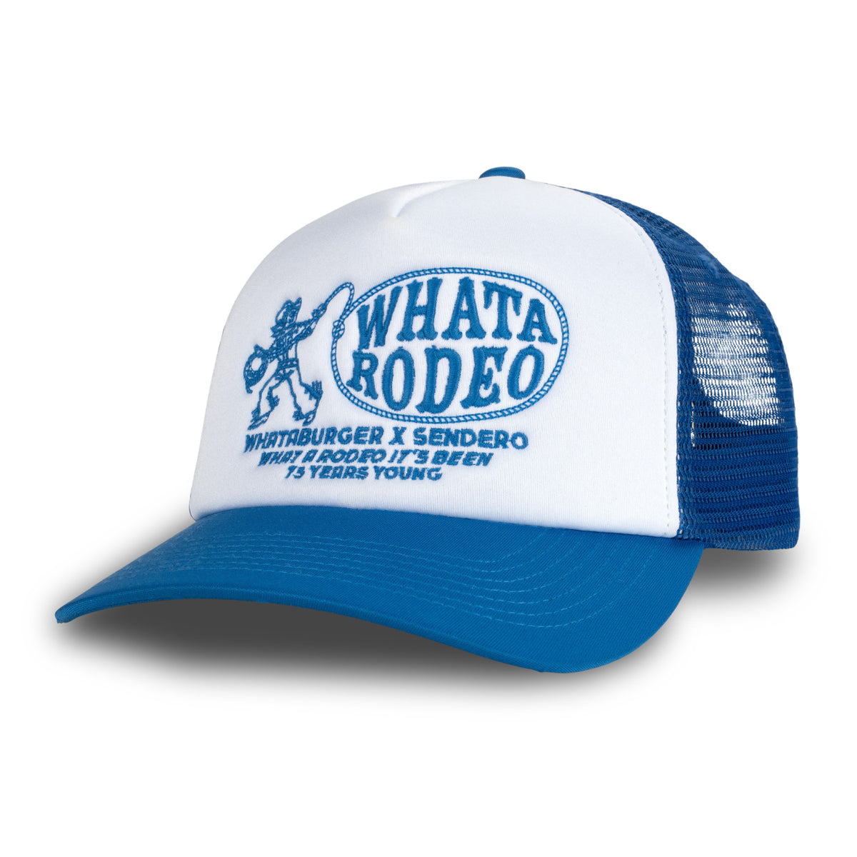 Ropin' Hat - White/Blue