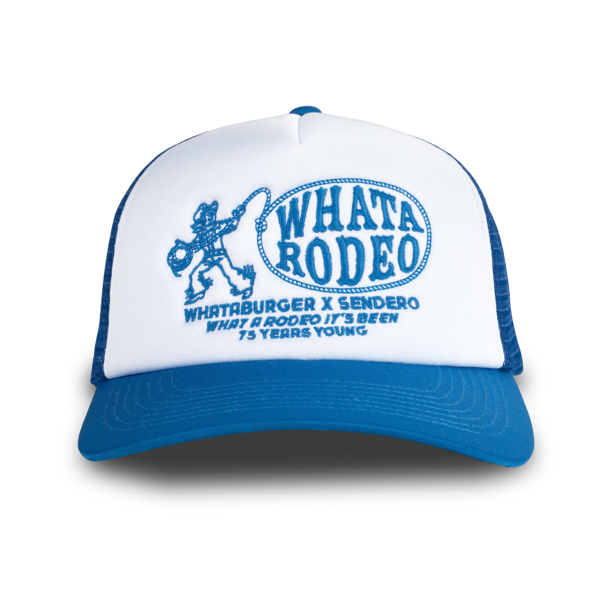 Ropin' Hat - White/Blue