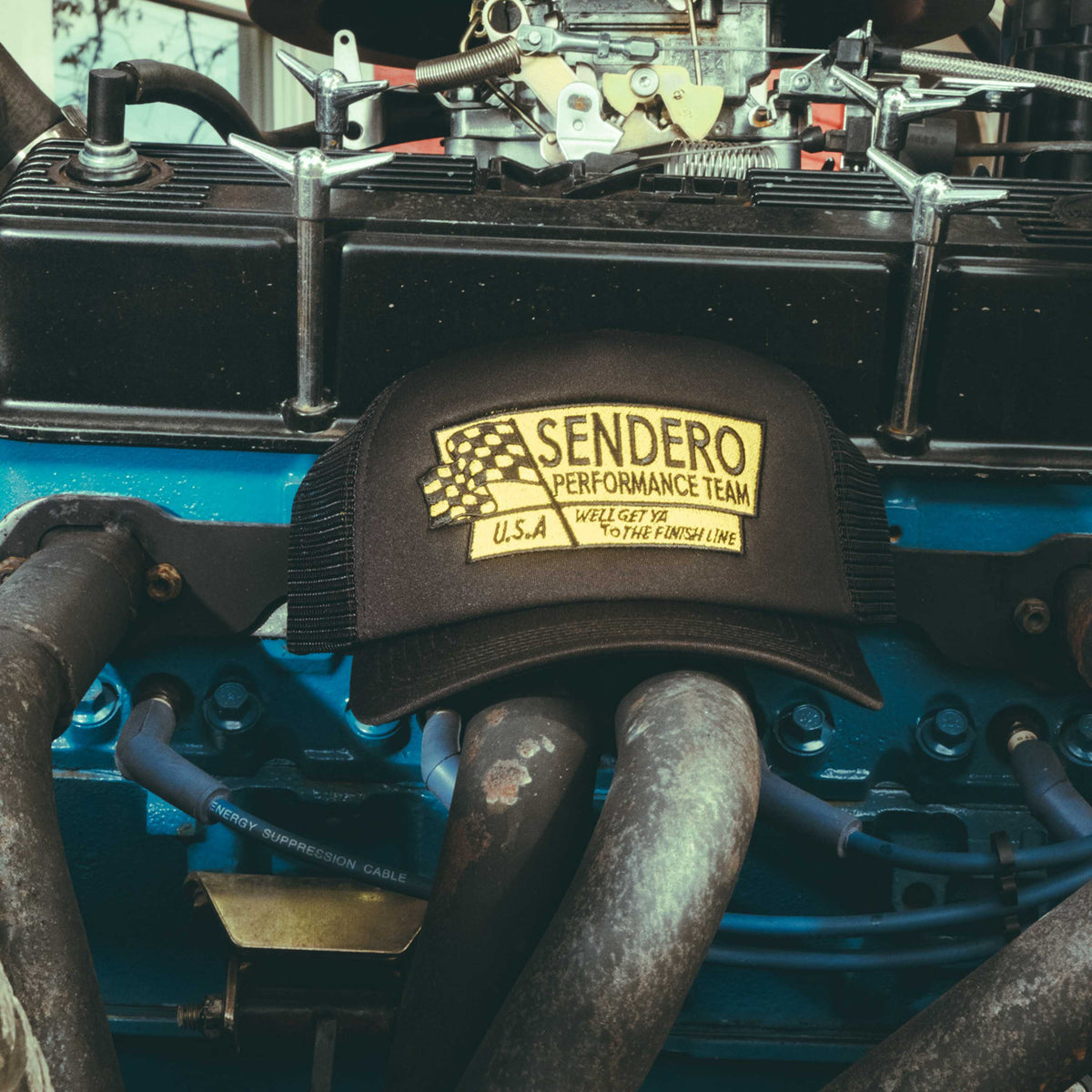 Sendero Performance Team Hat - Black