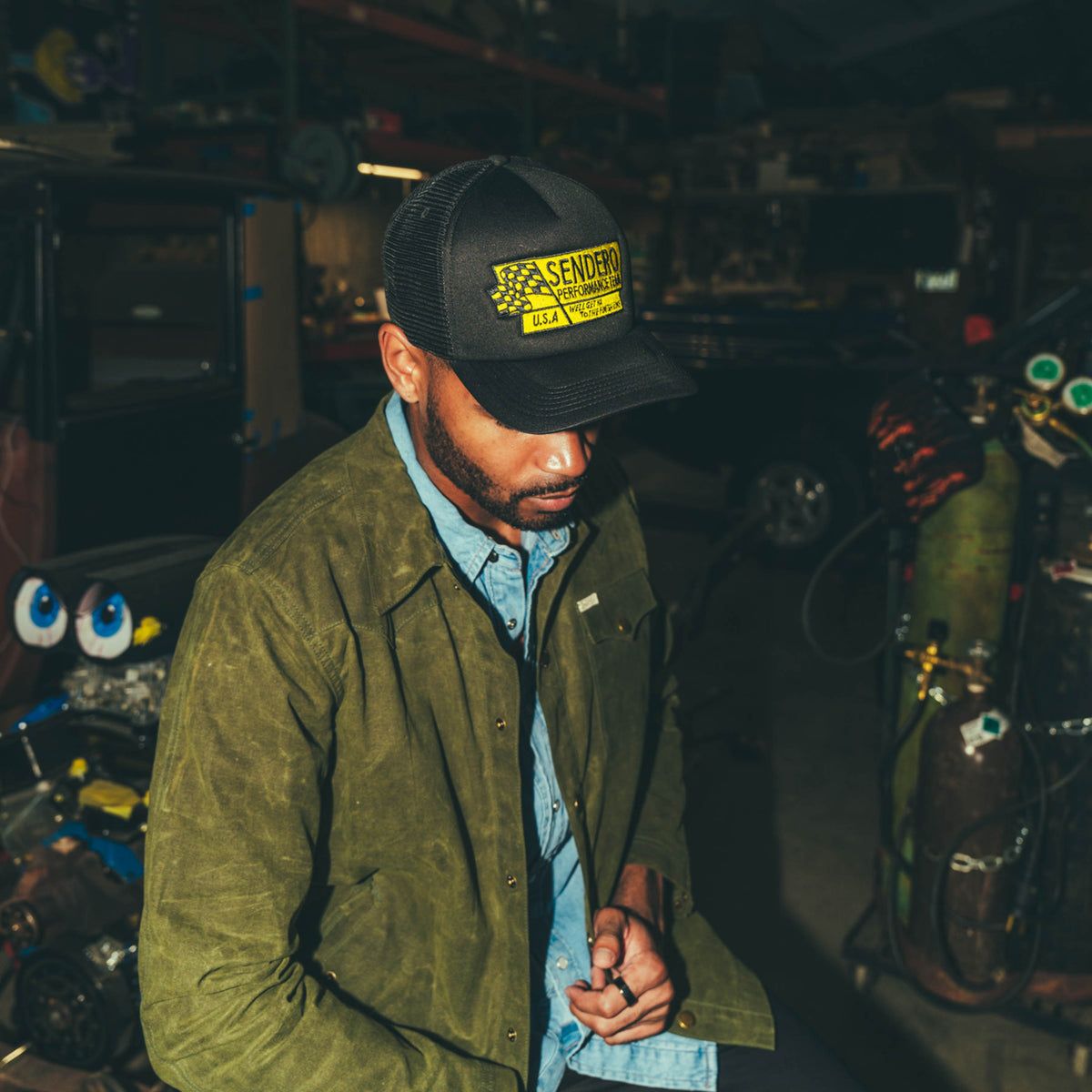 Sendero Performance Team Hat - Black