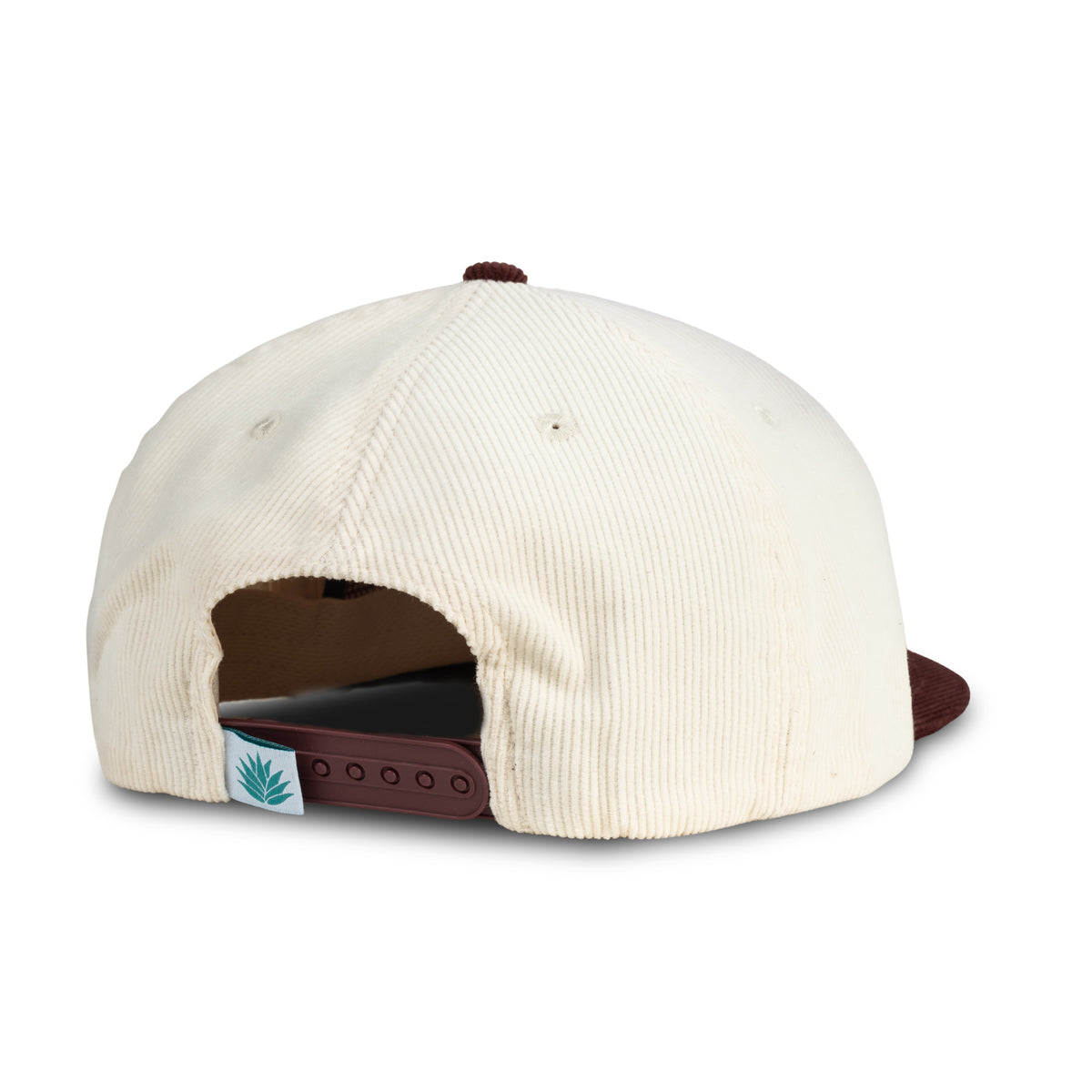 Del Oeste Hat - Cream/Maroon