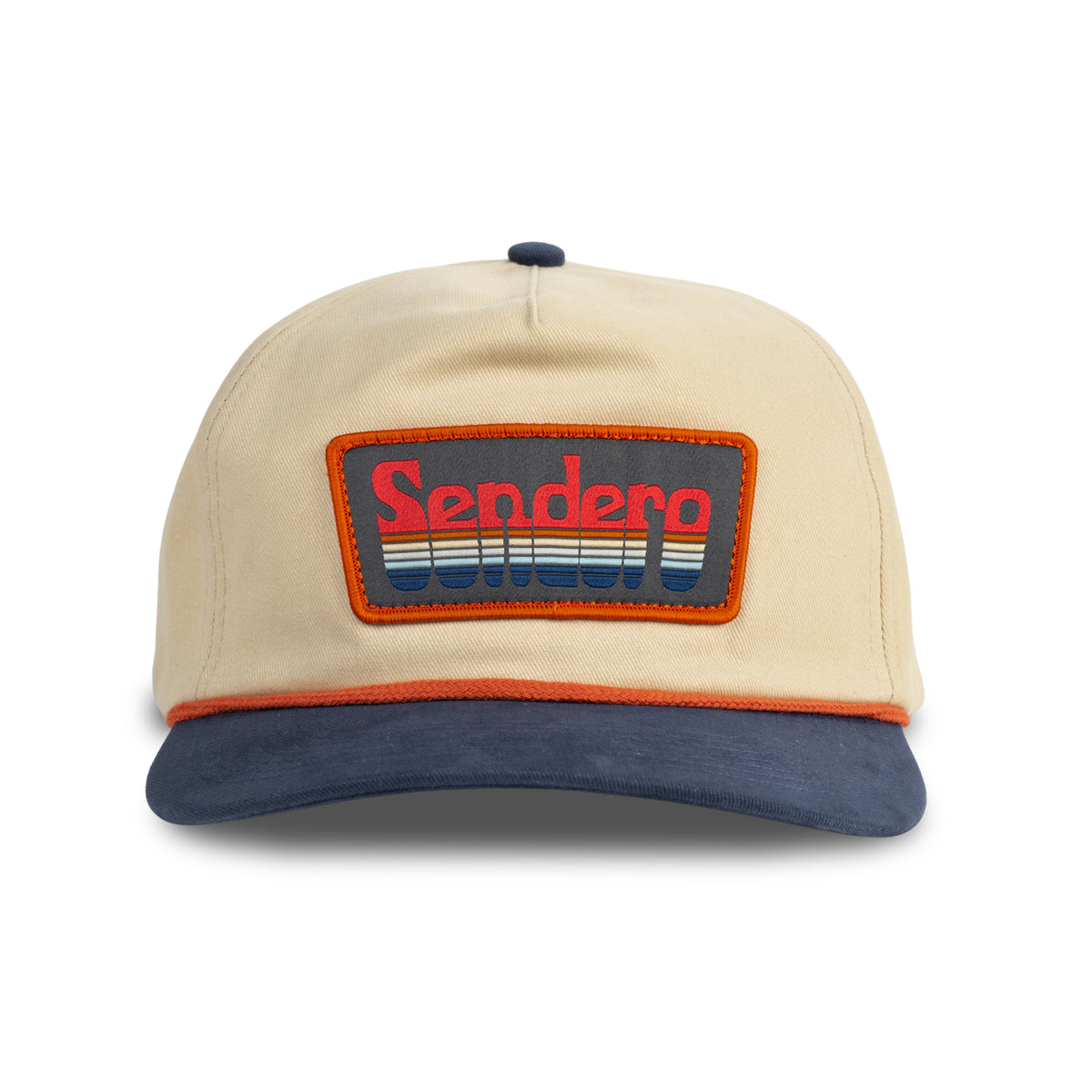 Retro Logo Hat - Felt - Cream/Navy