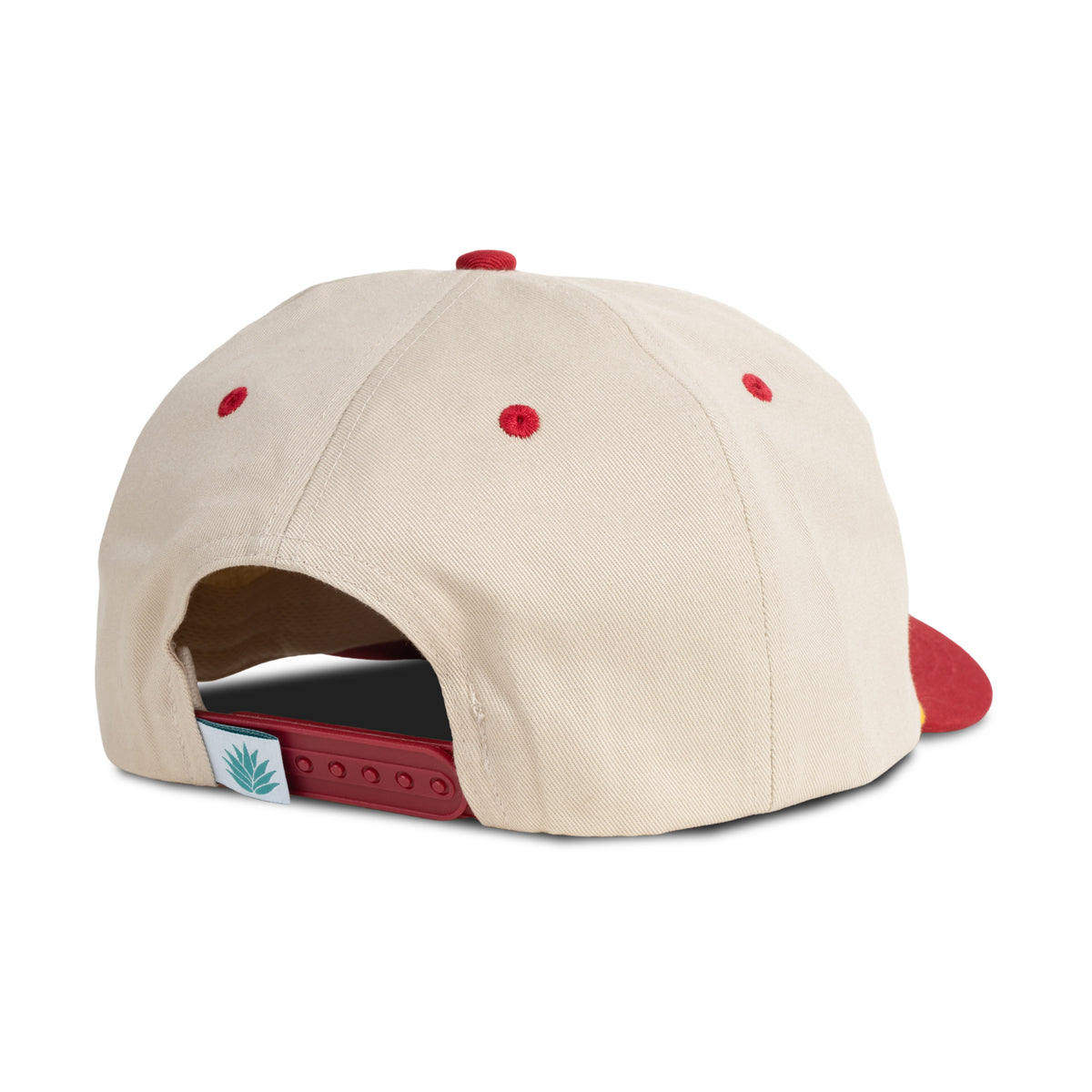 Retro Logo Hat - Felt - Cream/Maroon