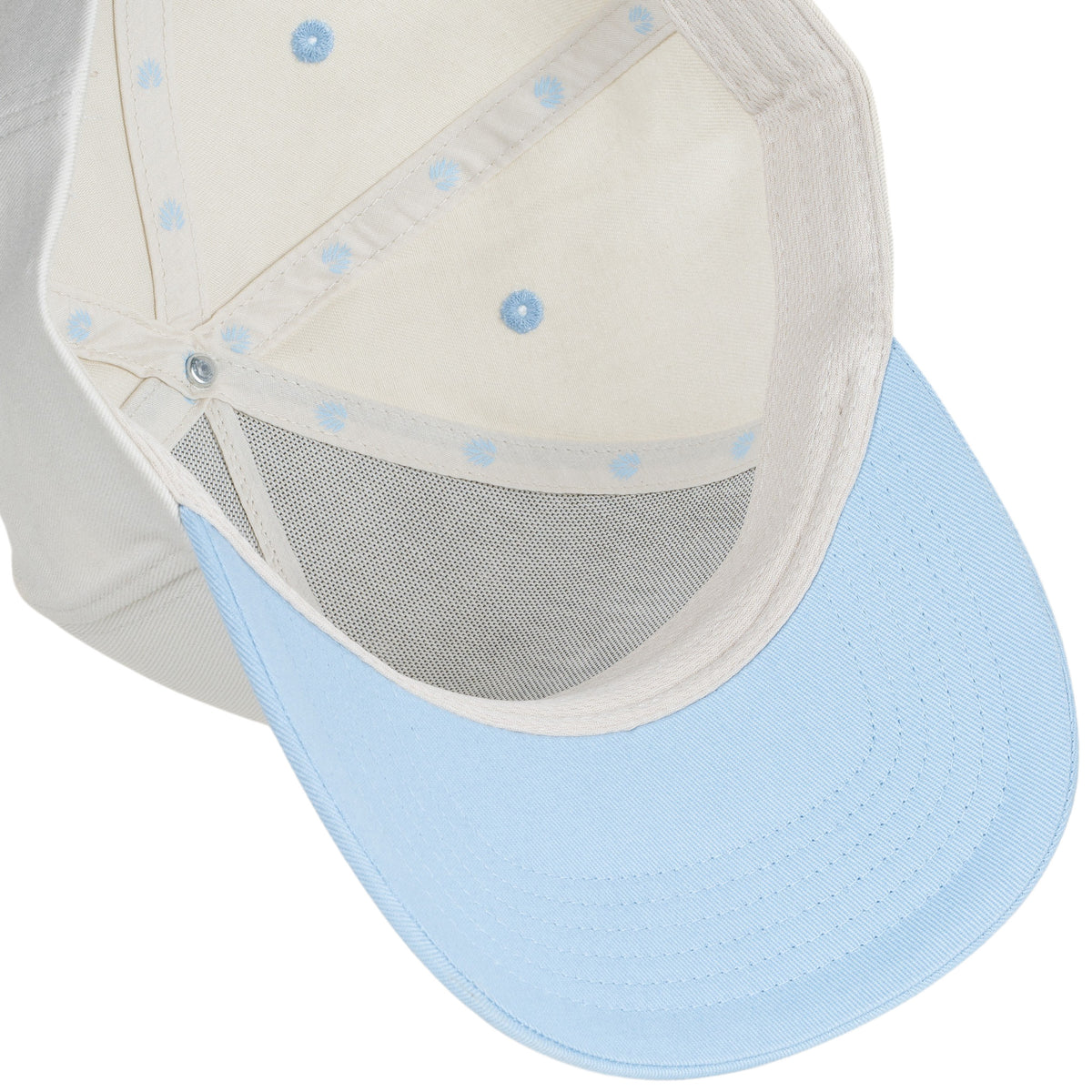 Eightball Hat - Cream/Blue