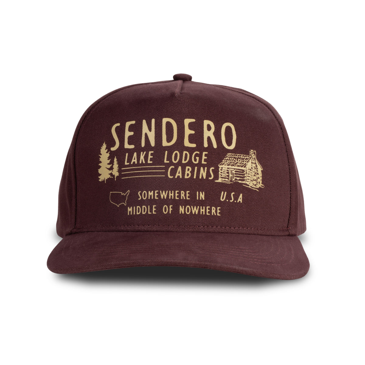 Sendero Lodge Hat - Maroon