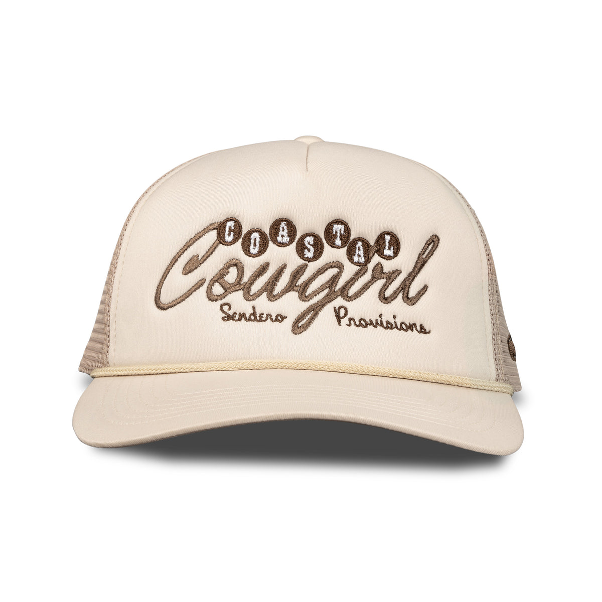 Coastal Cowgirl Hat - Cream/Brown