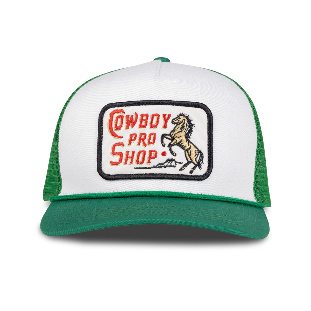 Cowboy Pro Shop Hat - White/Green