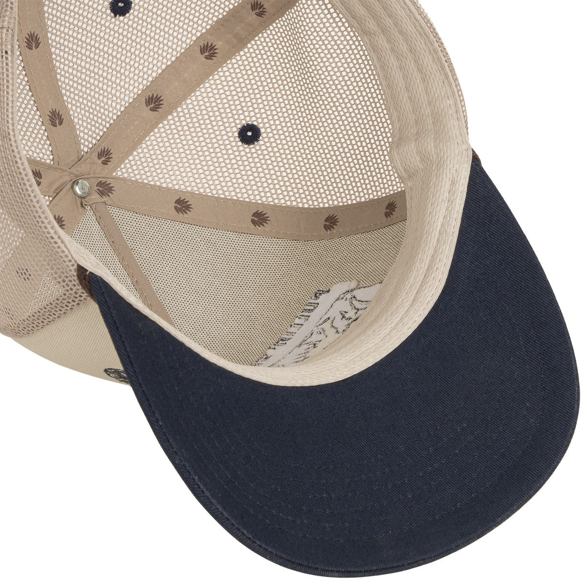 Skinny Cows Hat - Cream/Navy