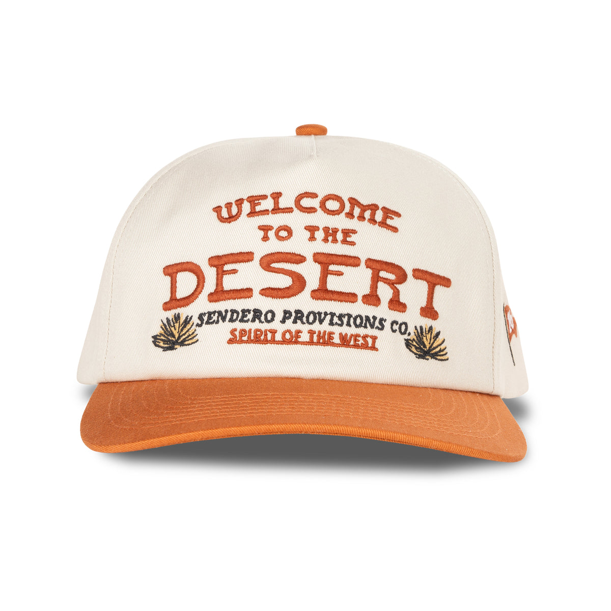 Welcome to the Desert Hat - Cream/Orange