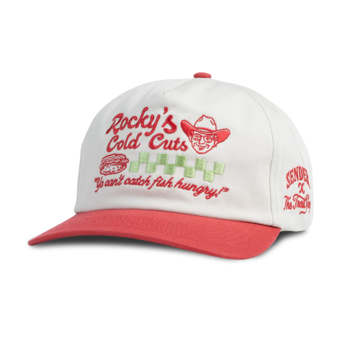 Rocky's Cold Cuts Hat - White/Red