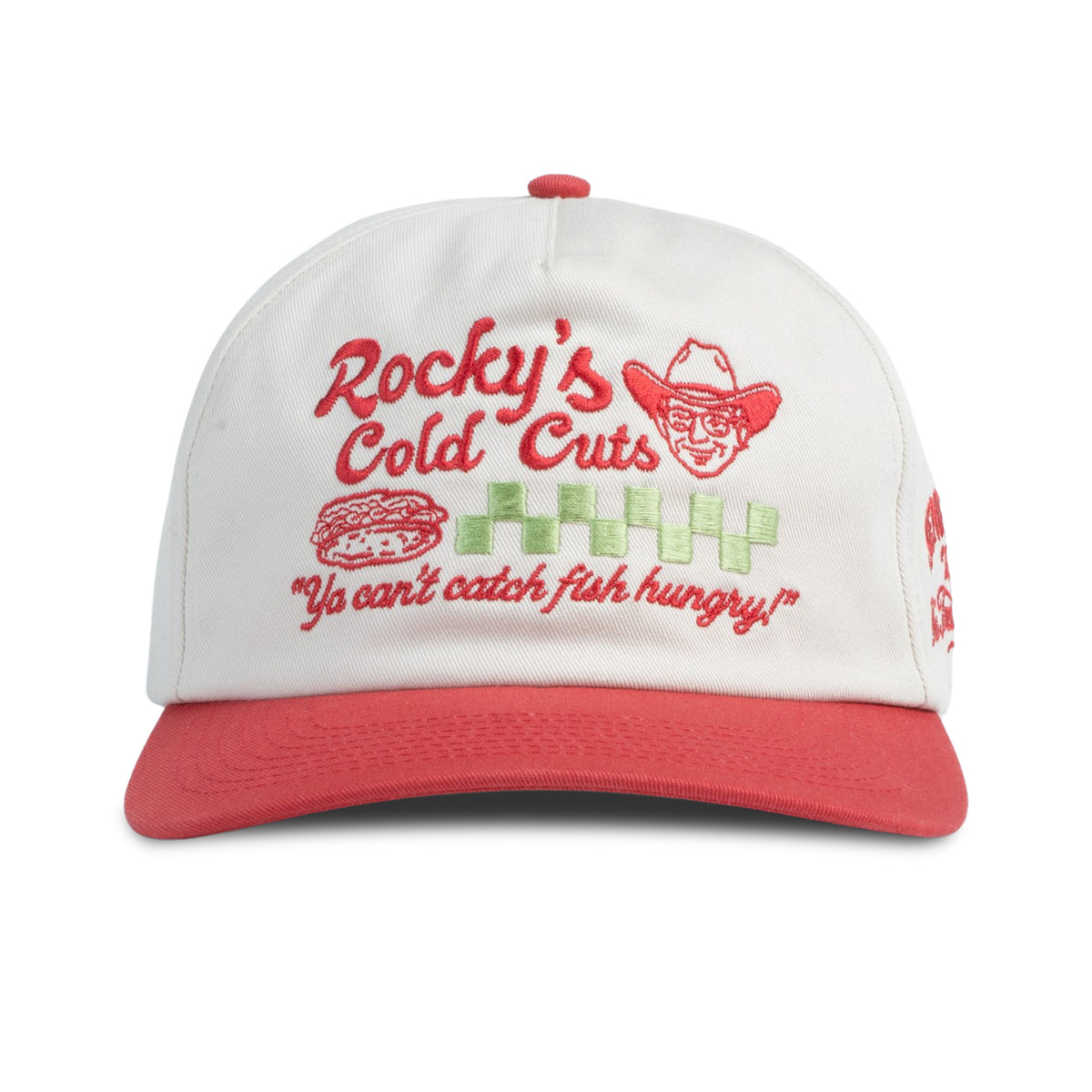 Rocky's Cold Cuts Hat - White/Red