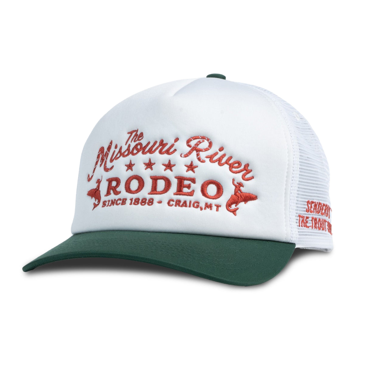 Missouri River Rodeo Hat - White/Green