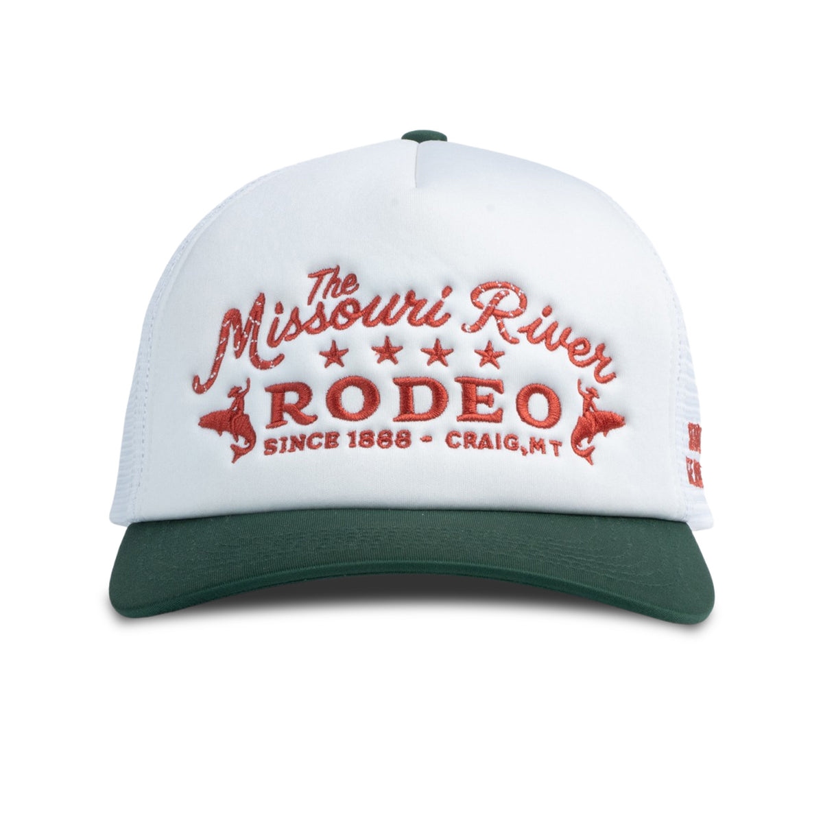 Missouri River Rodeo Hat - White/Green