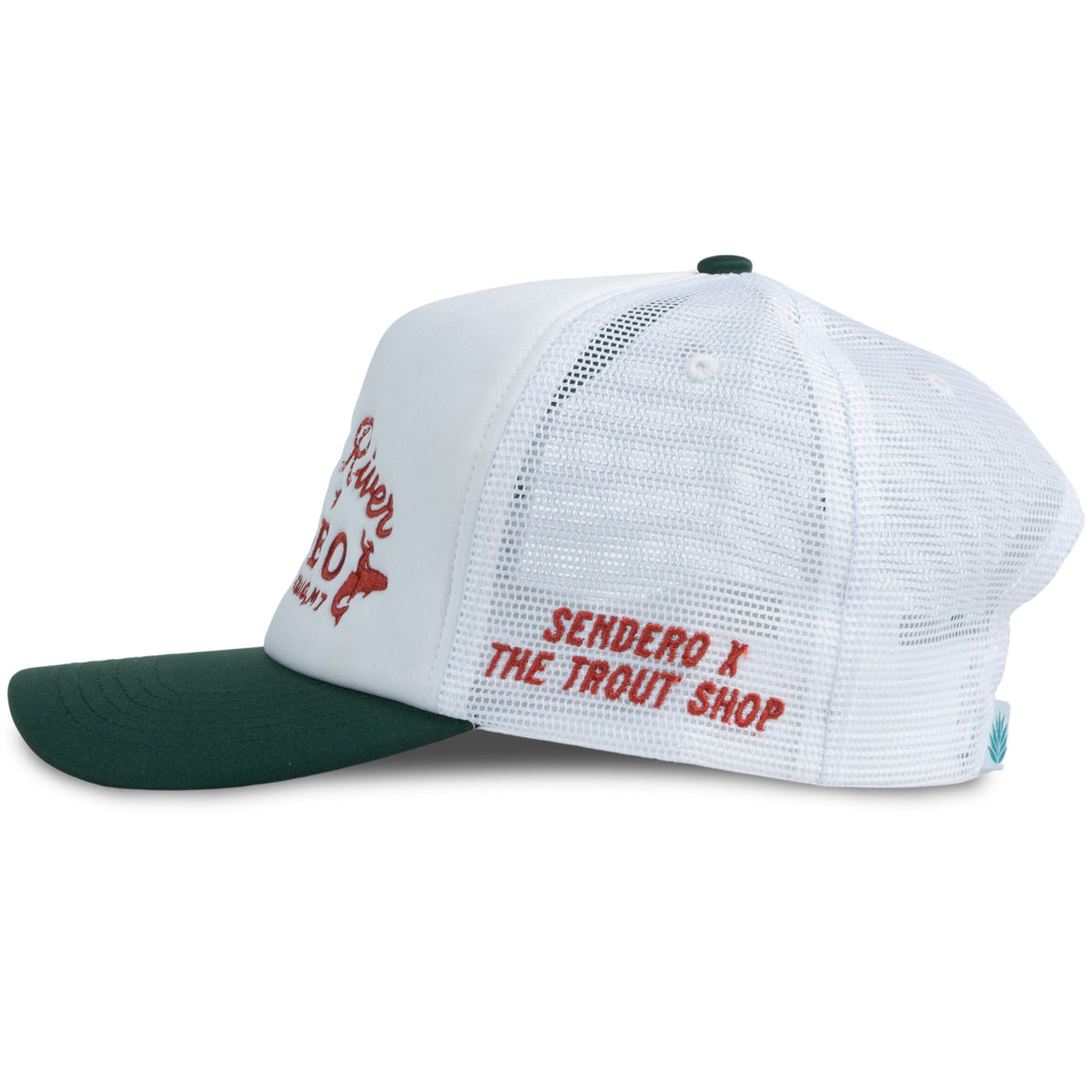 Missouri River Rodeo Hat - White/Green