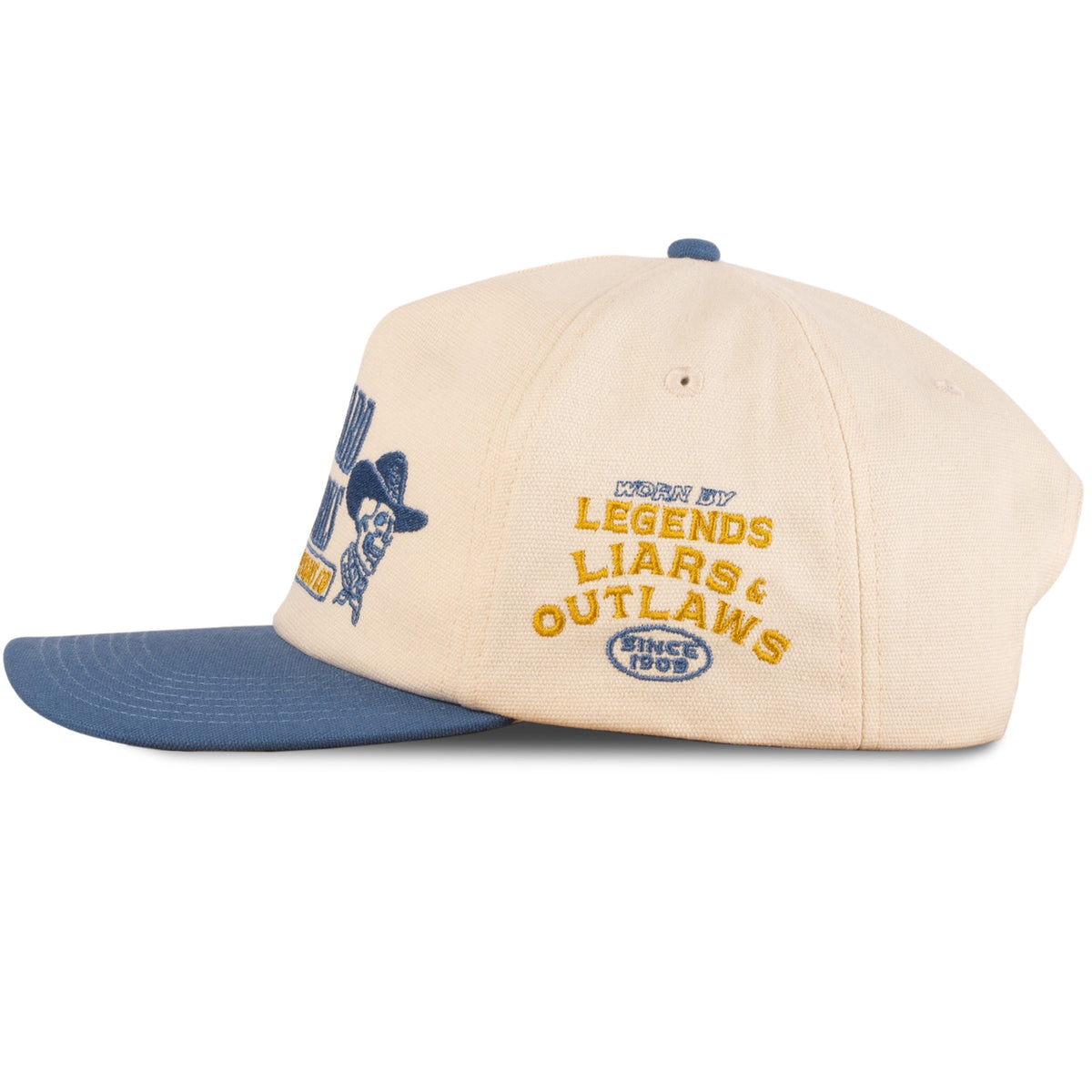 Legends and Outlaws Hat - Cream/Blue