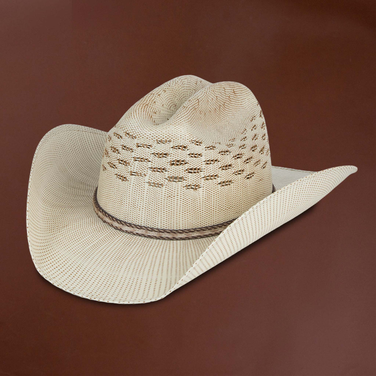 Sendero x Standard Hat Works Roper Straw Hat - Cream
