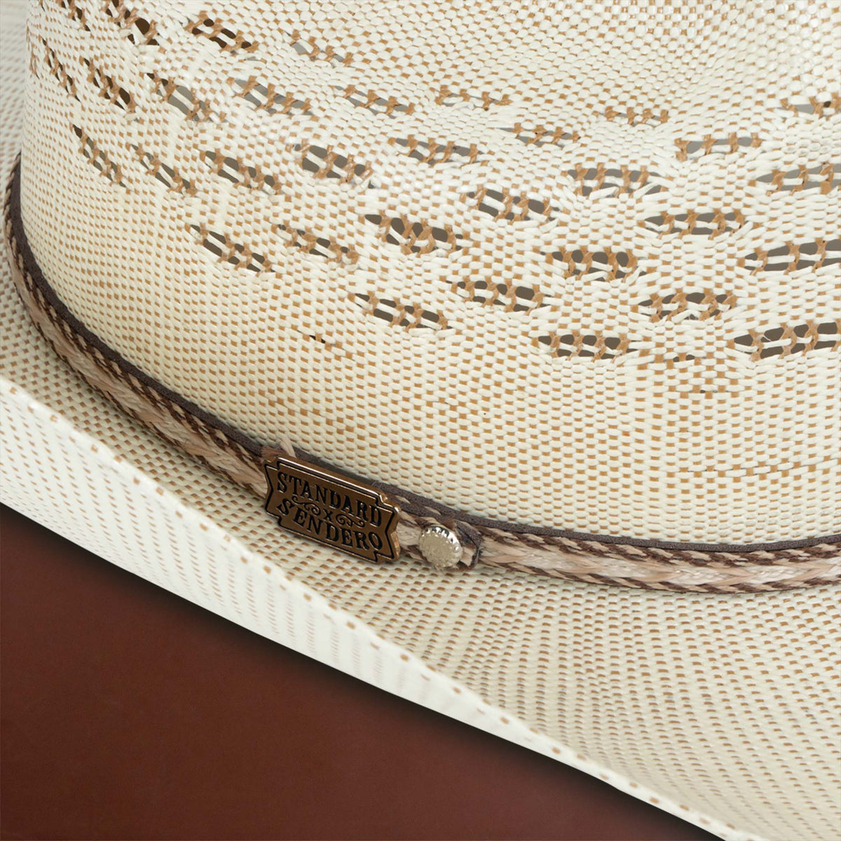 Sendero x Standard Hat Works Roper Straw Hat - Cream