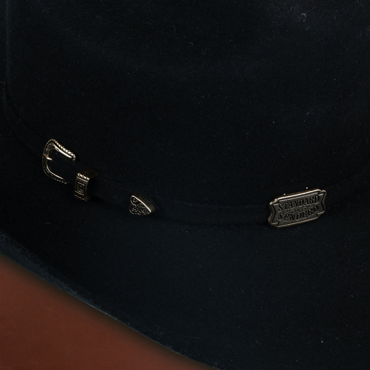 Sendero x Standard Hat Works Cattleman Felt Hat - Black