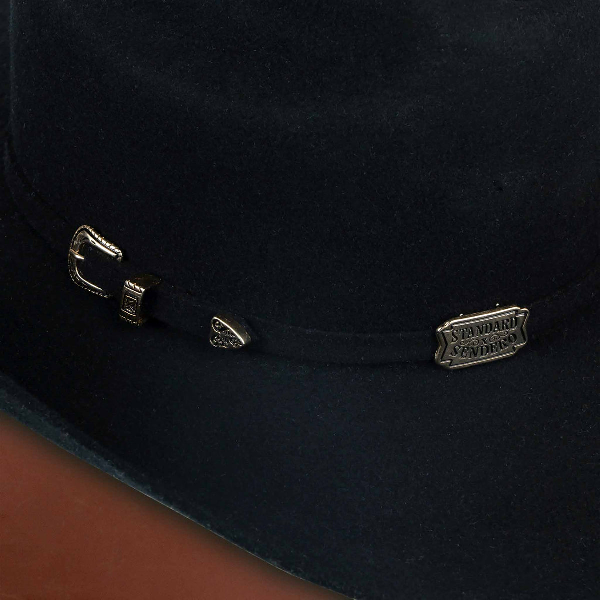 Sendero x Standard Hat Works Cattleman Felt Hat - Black