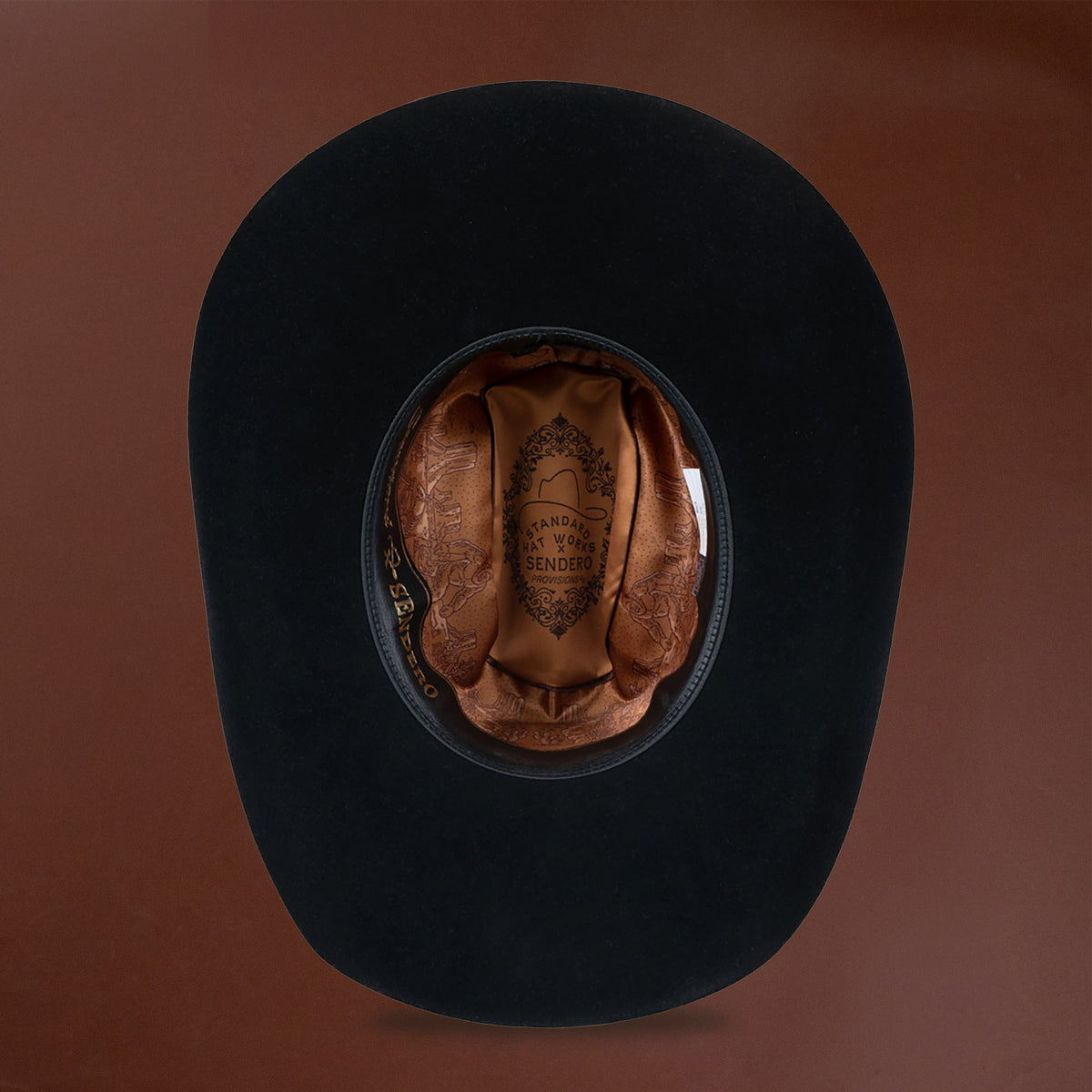 Sendero x Standard Hat Works Cattleman Felt Hat - Black