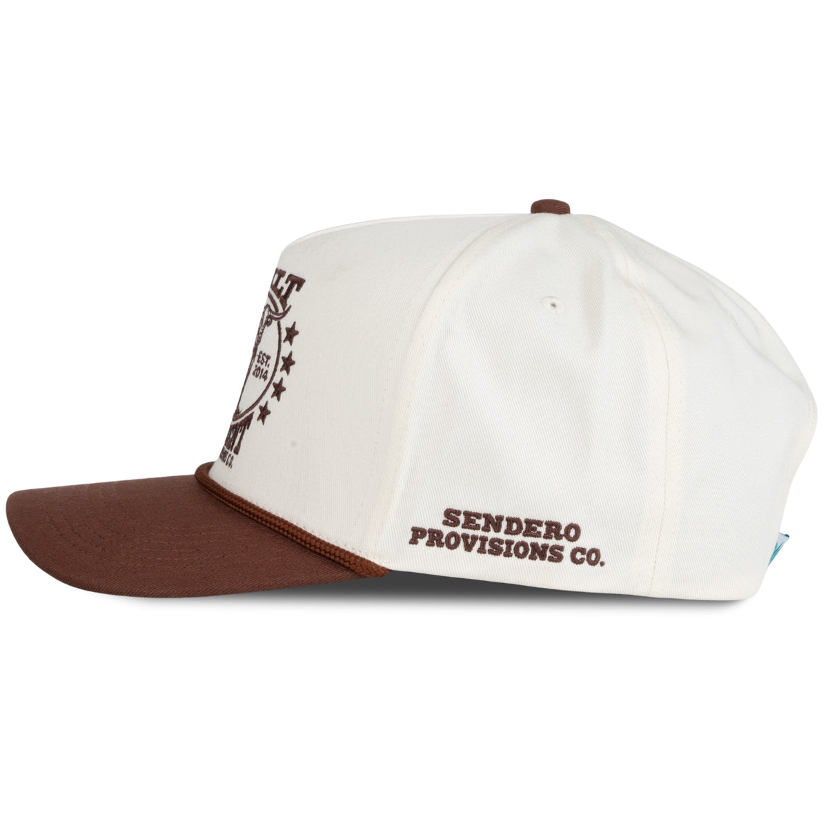 Built Different Hat - Cream/Brown