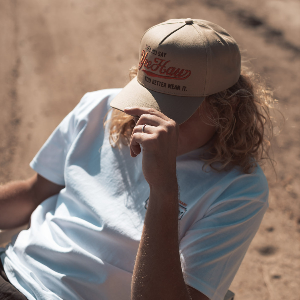 Yee Haw Hat - Khaki