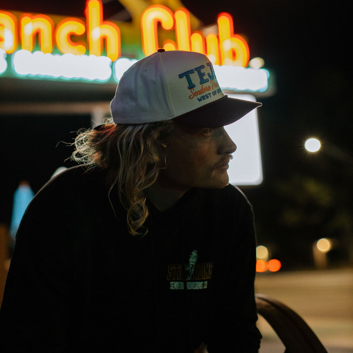 Tejas Hat - Cream/Maroon