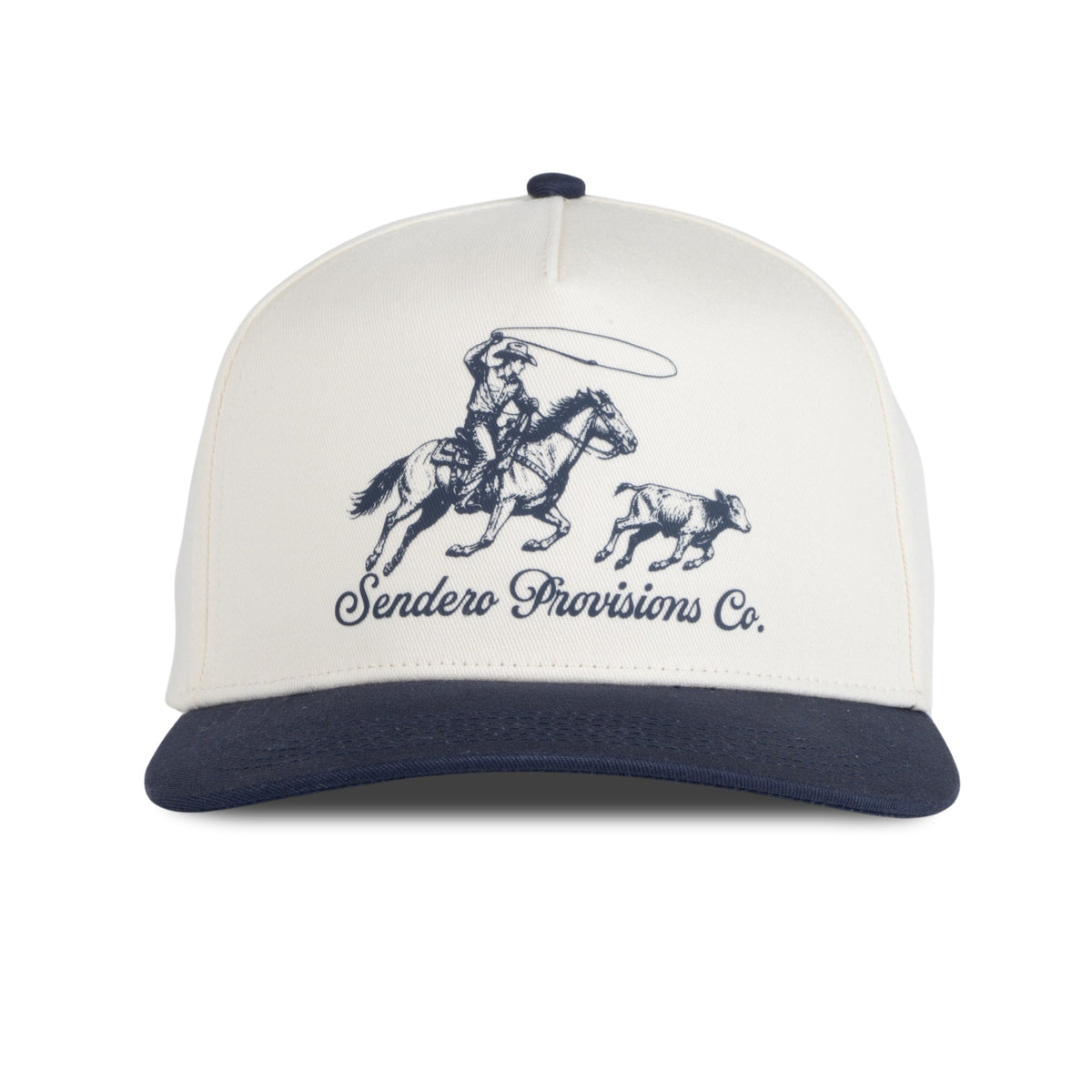 Roper Hat - Cream/Navy