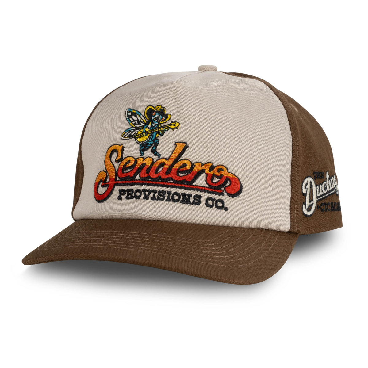 Dueling Cicadas Hat - Brown