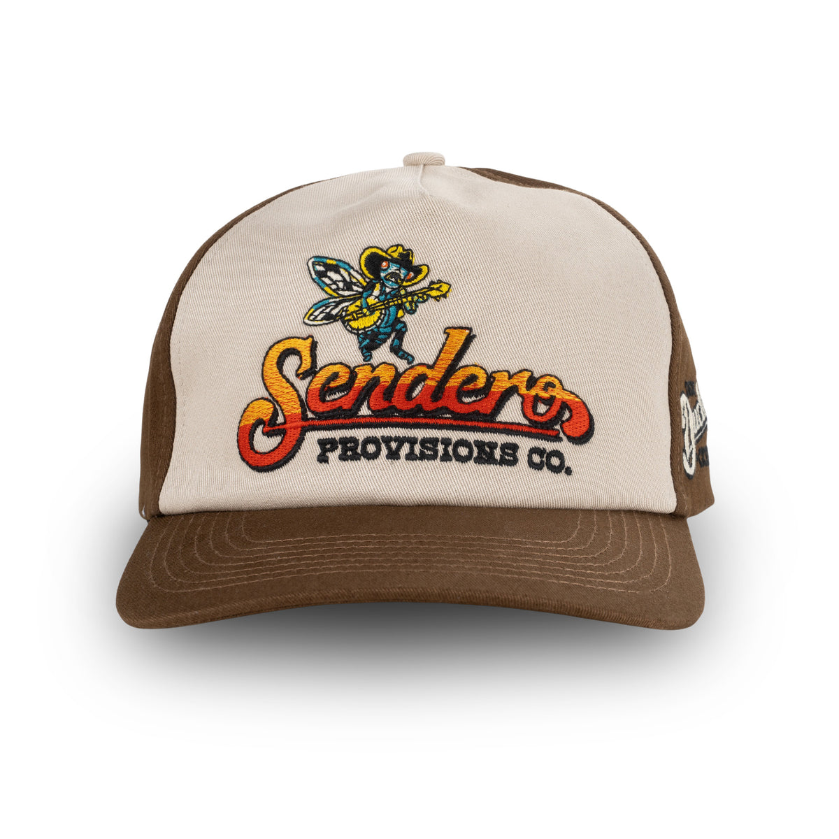 Dueling Cicadas Hat - Brown