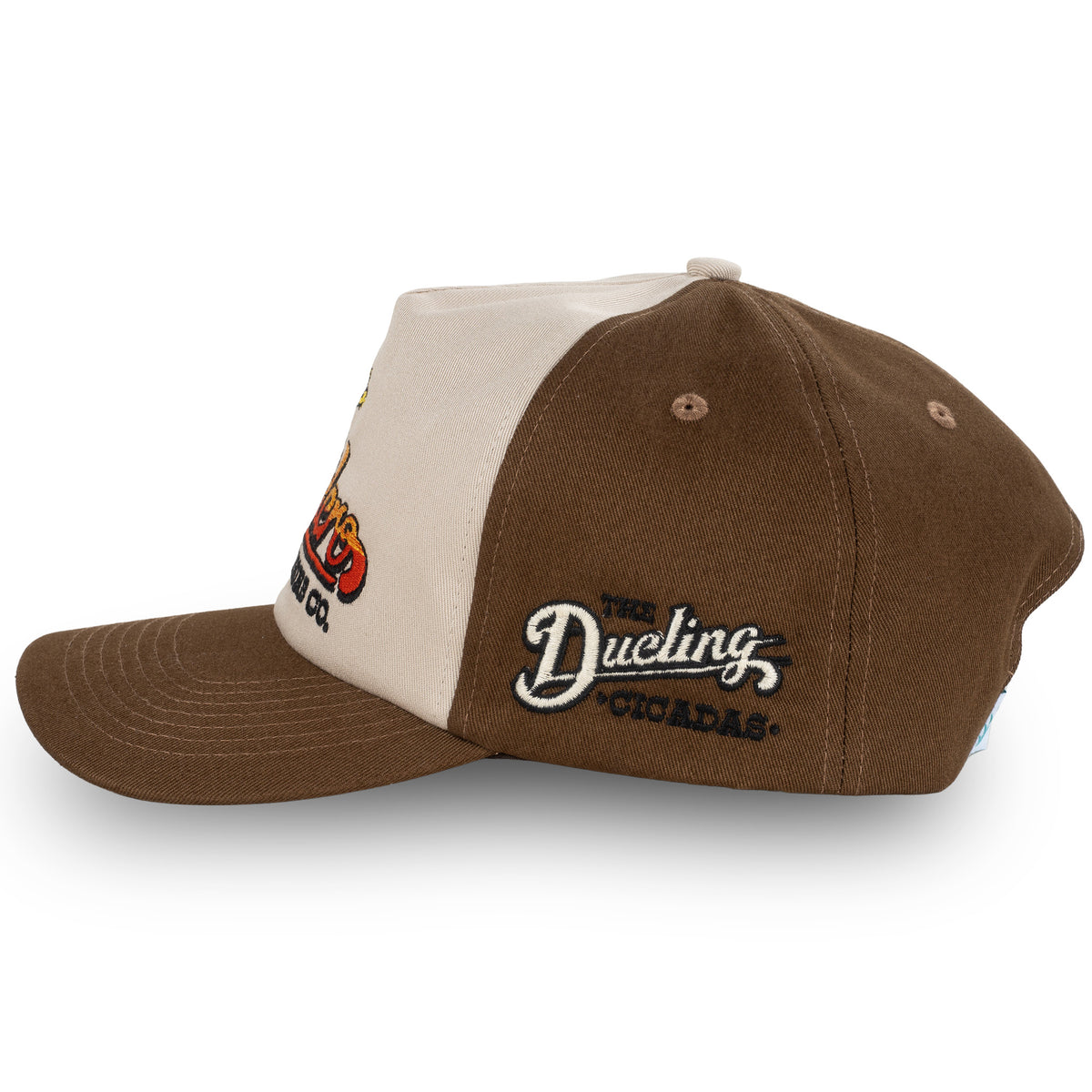 Dueling Cicadas Hat - Brown