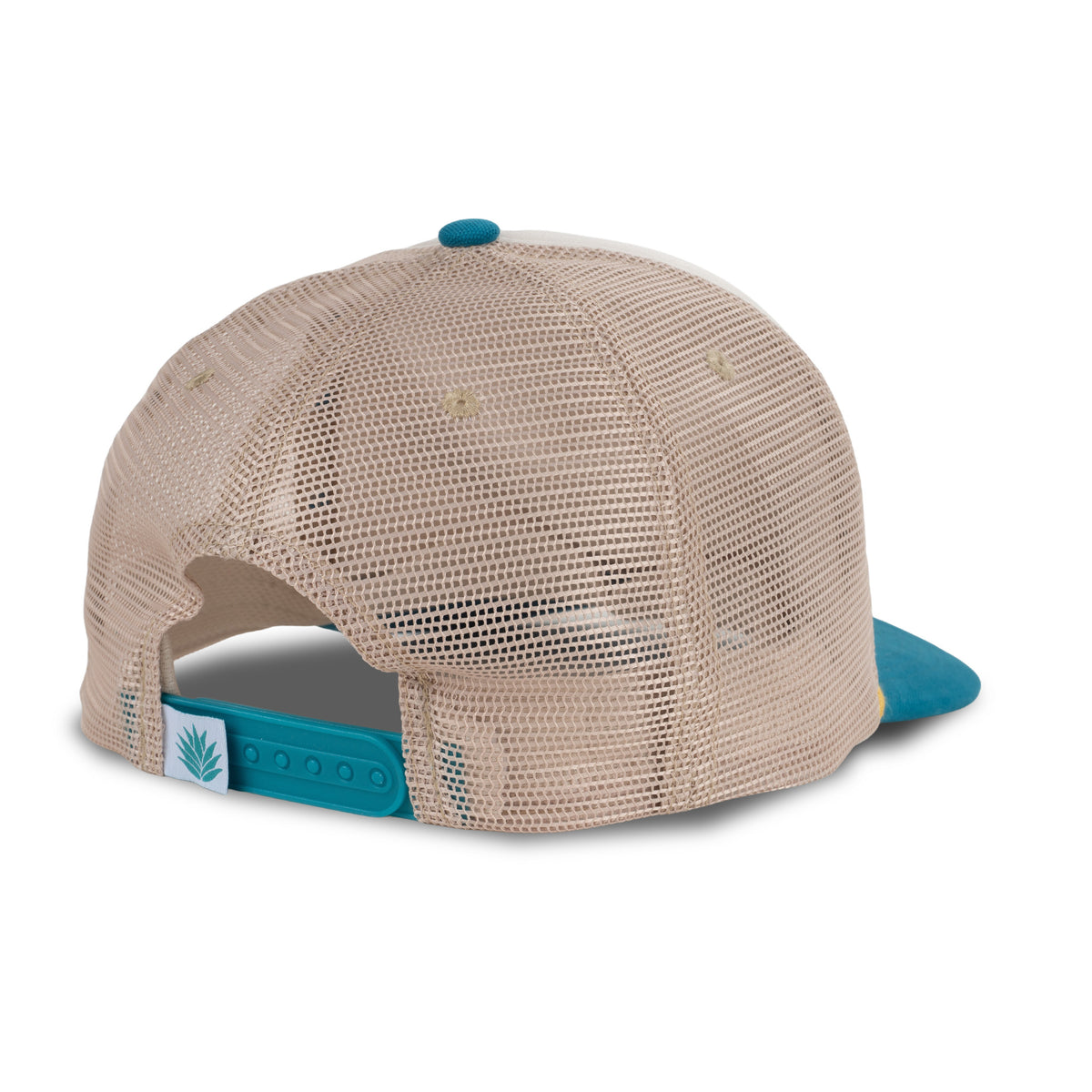 Coast To Cowboy Hat - Cream/Teal