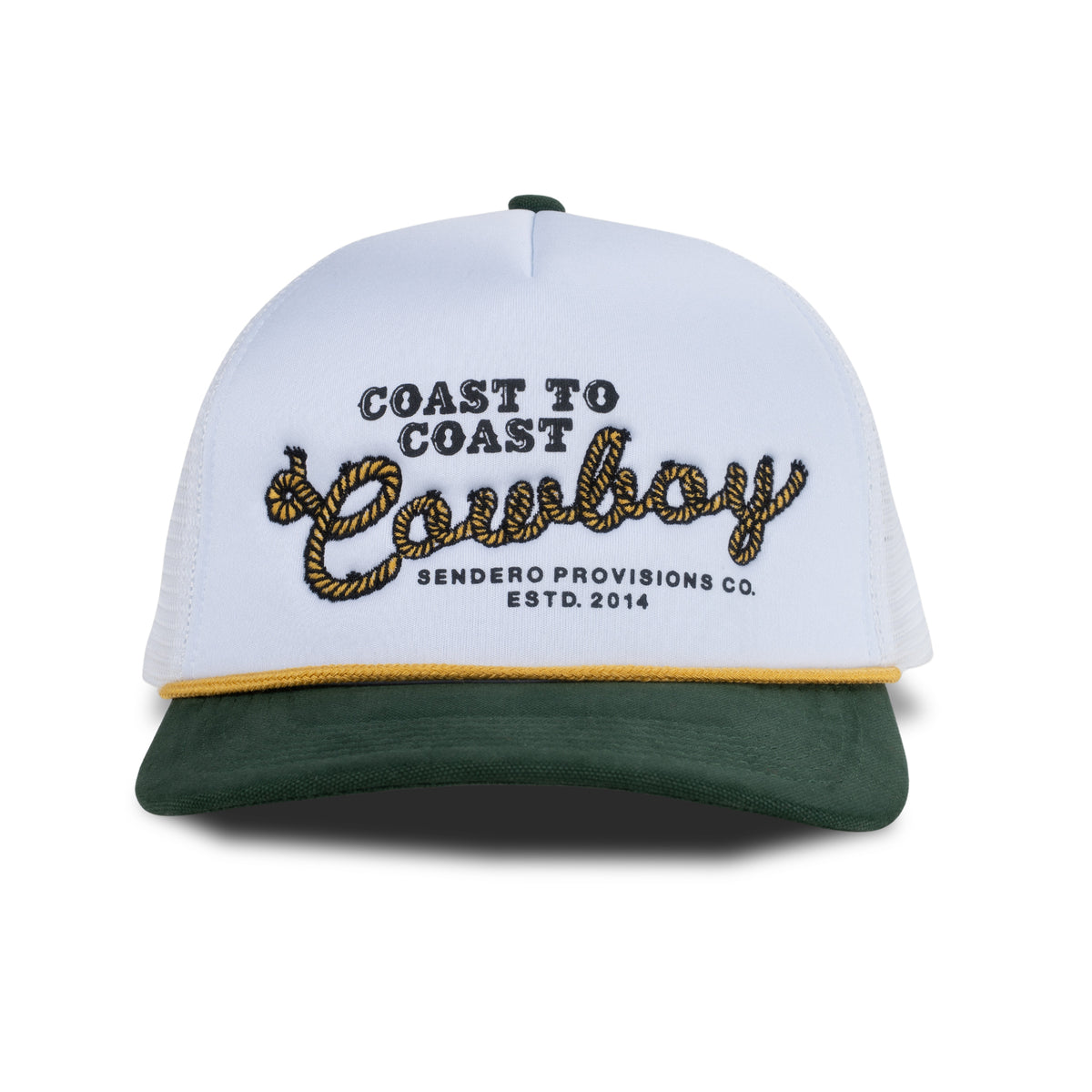 Coast To Cowboy Hat - White/Green