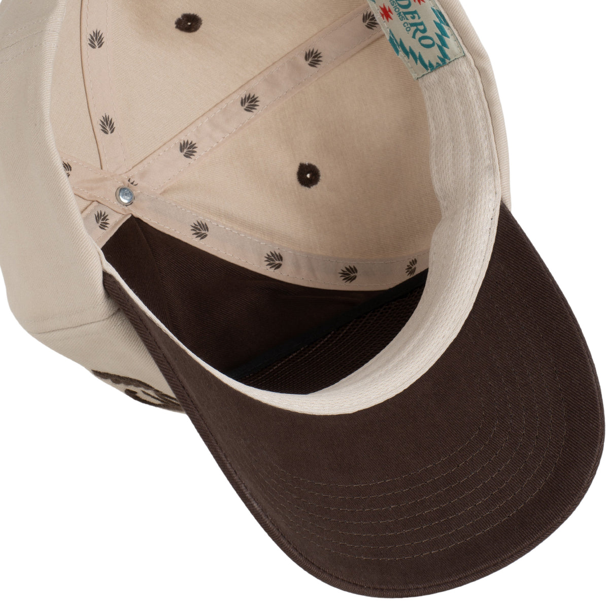 Feed Mill Hat - Cream/Brown