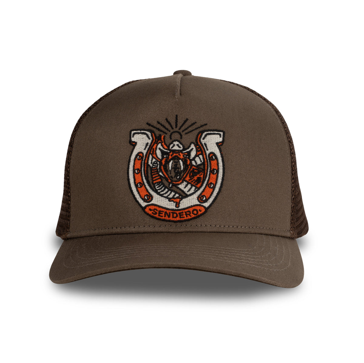 Snake Luck Hat - Brown