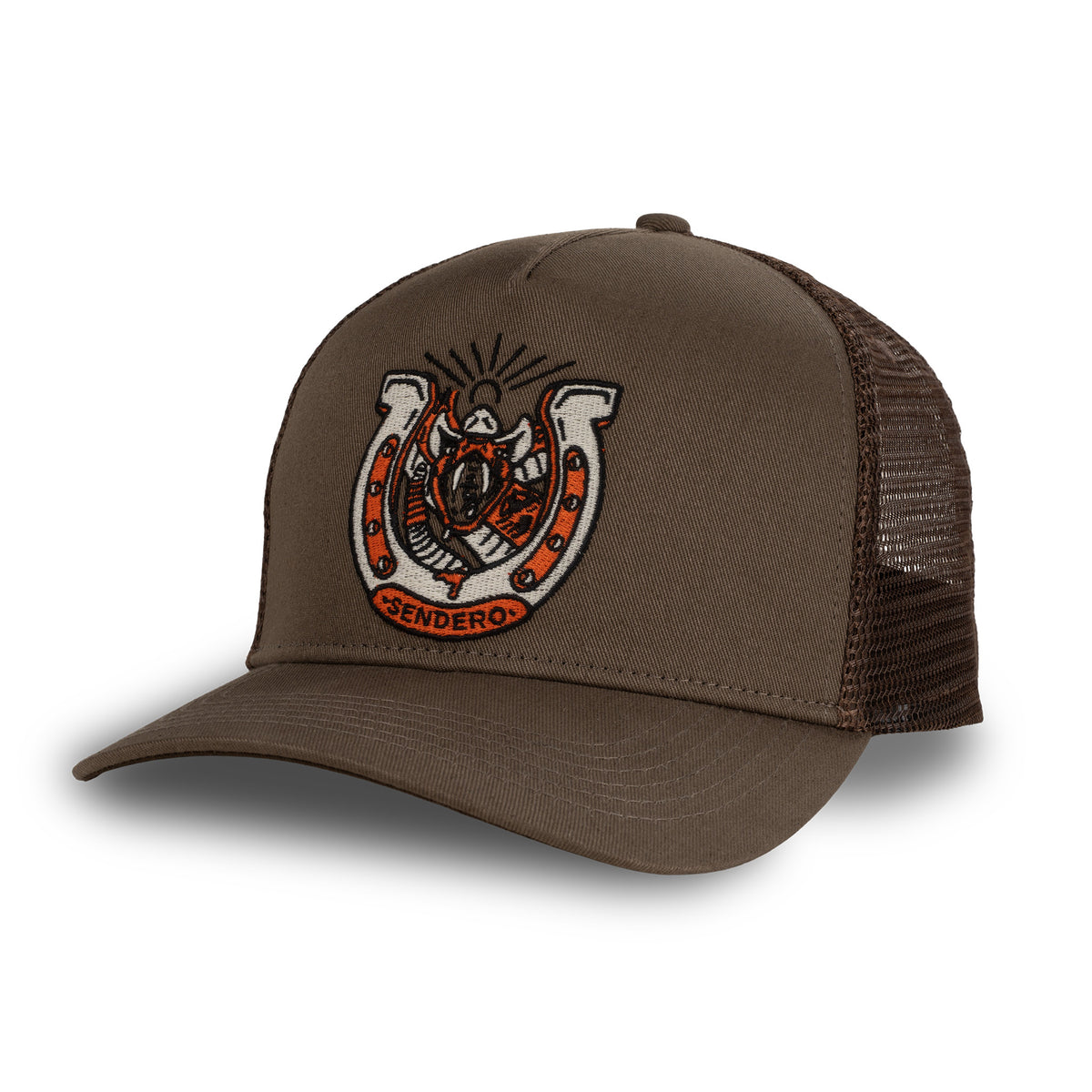 Snake Luck Hat - Brown