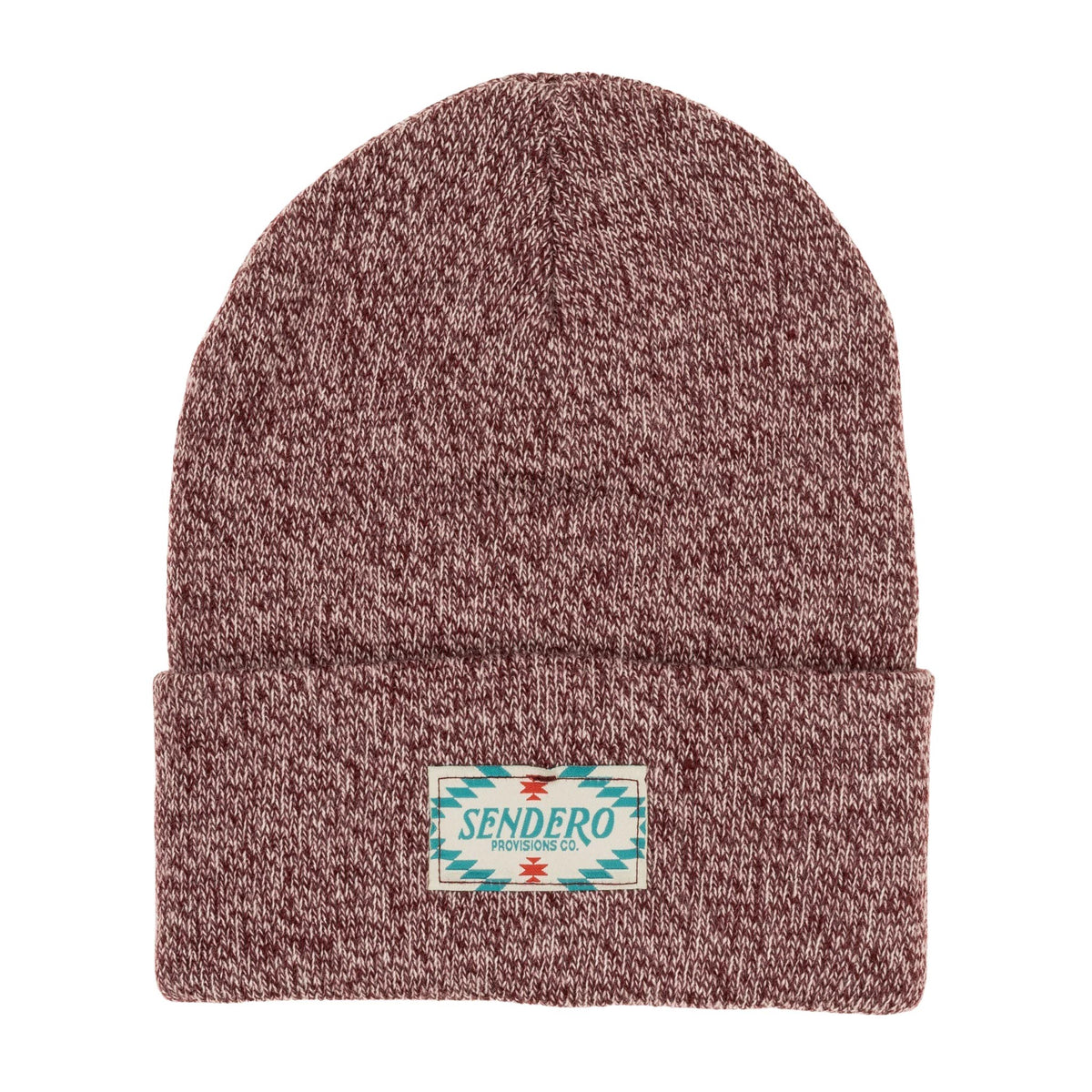 Santa Fe Beanie - Marl Burgundy