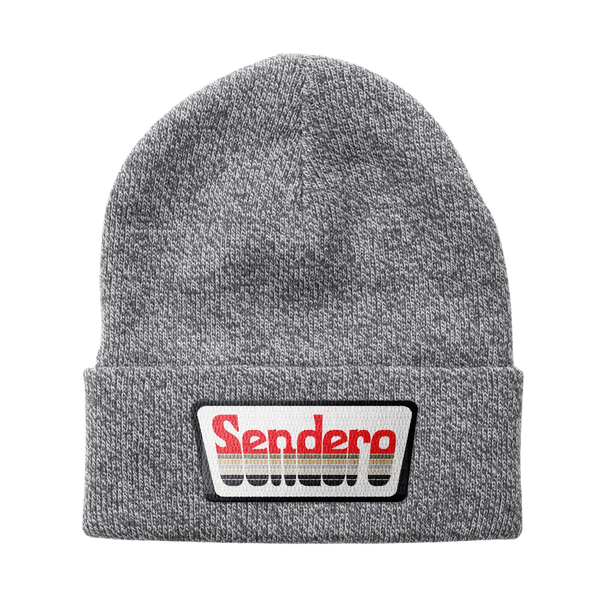 Santa Fe Beanie - Retro Logo - Marl Gray