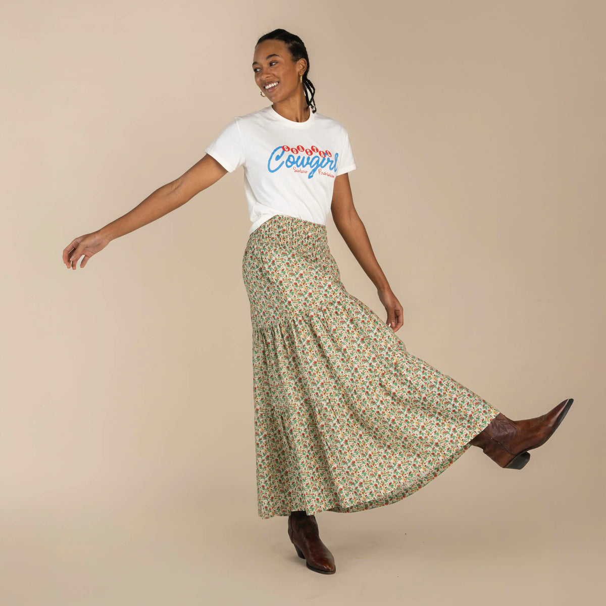 Juliette Skirt - Desert Rose Cream