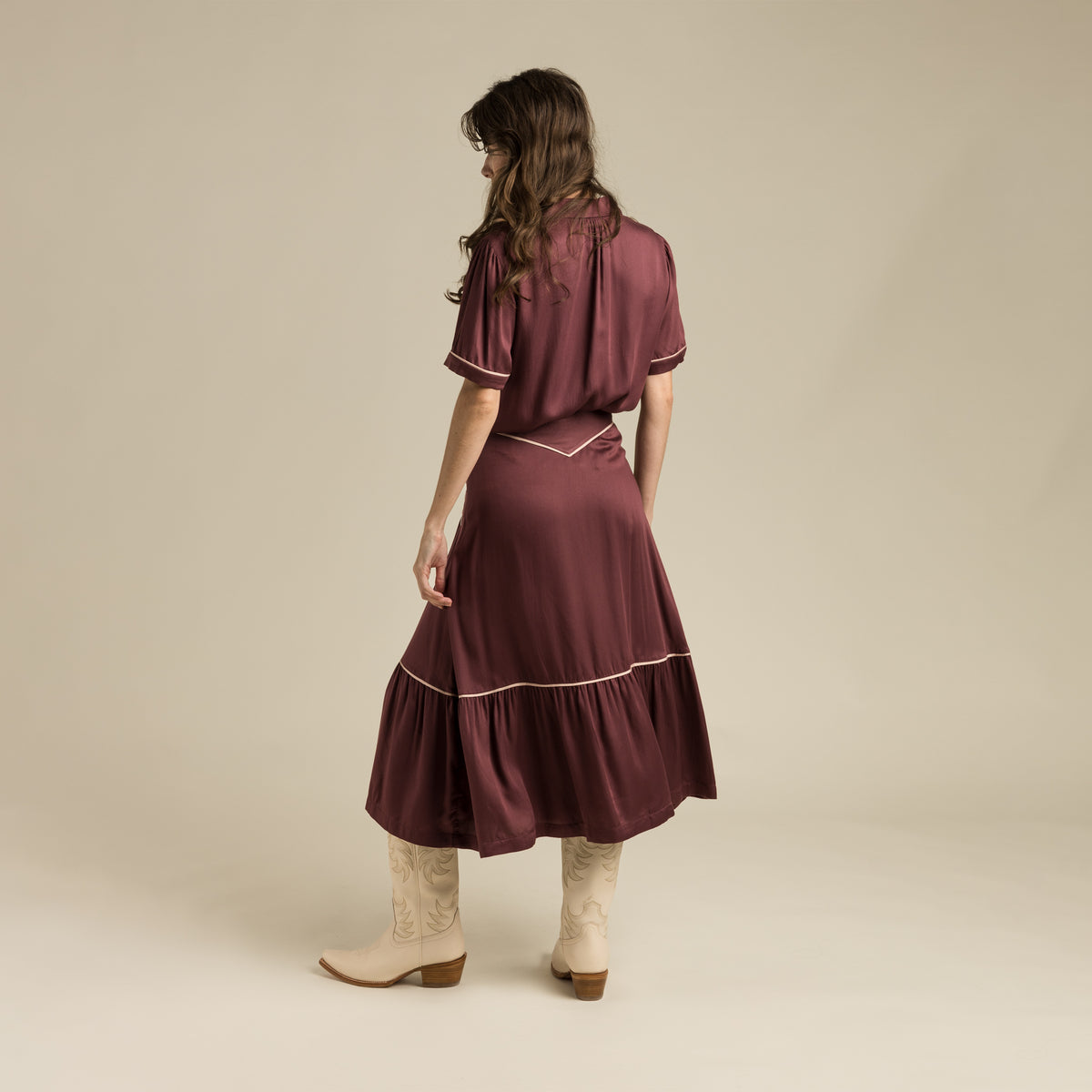 Cheyenne Western Skirt - Zinfandel